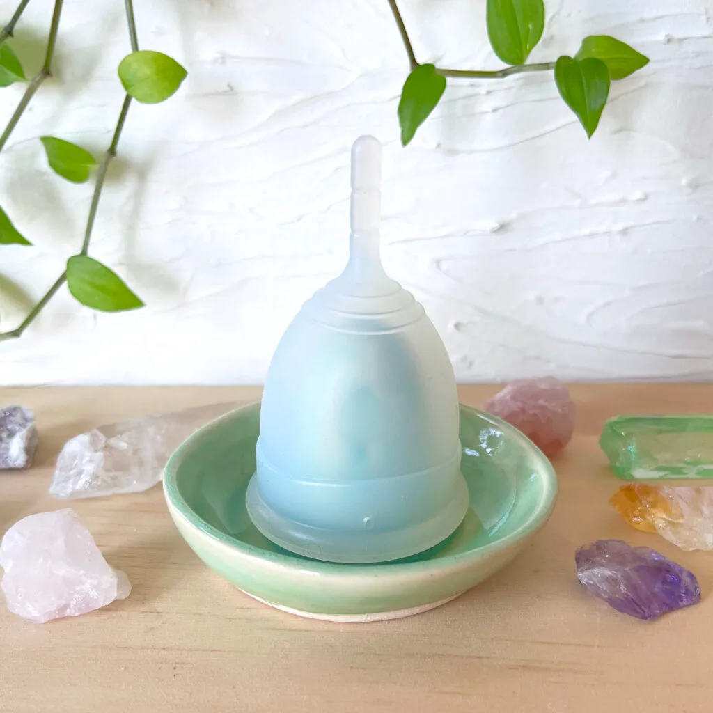 Moona Stone in style Mina Jade color