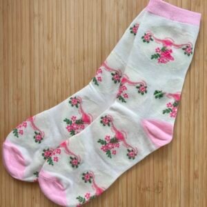Picture of novelty socks with uterus pattern